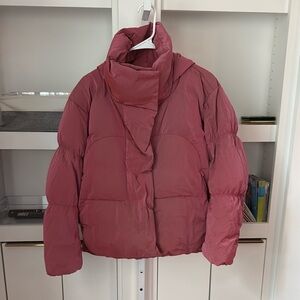 RARE Lululemon The Lab Wunder Puff Goose Down Jacket Sz 4 Heathered Plumful
